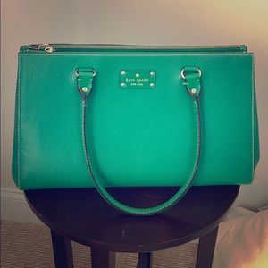 Kate Spade Satchel in Kelly Green